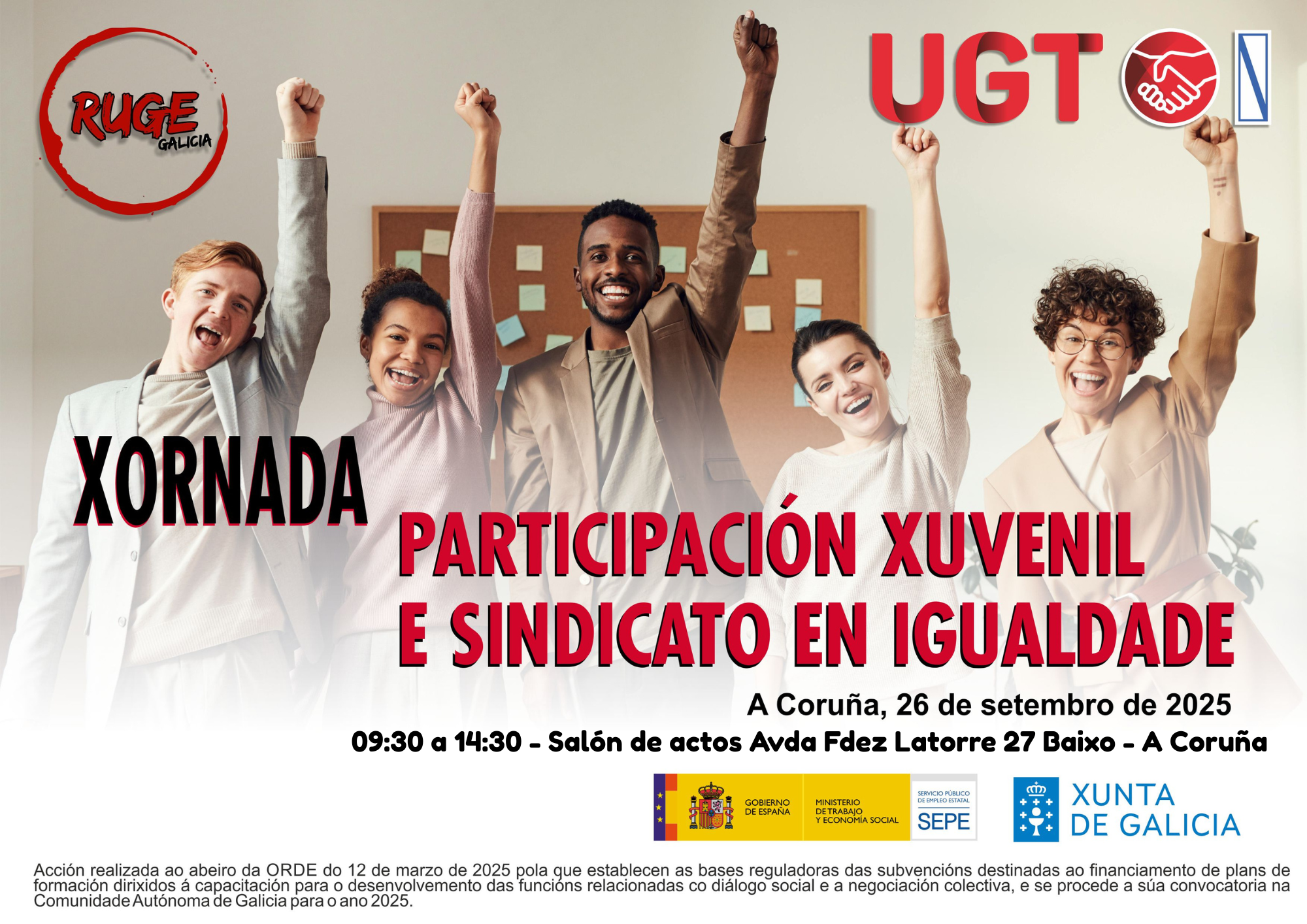 Xornada Participación Xuvenil e Sindicato en Igualdade