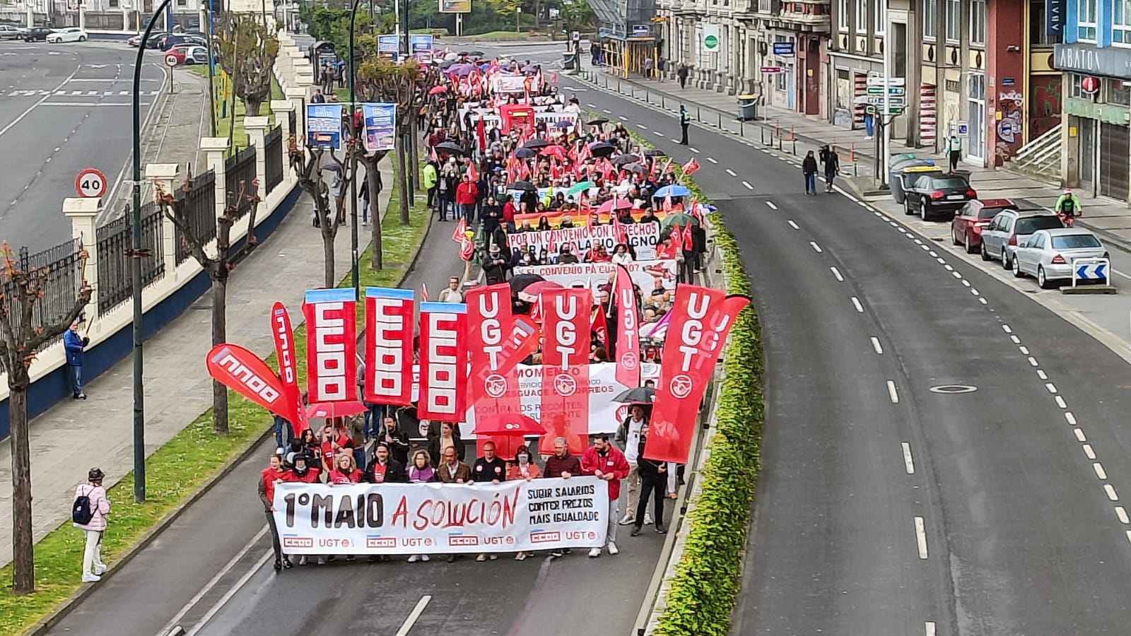 Imaxe cabeza da manifestación