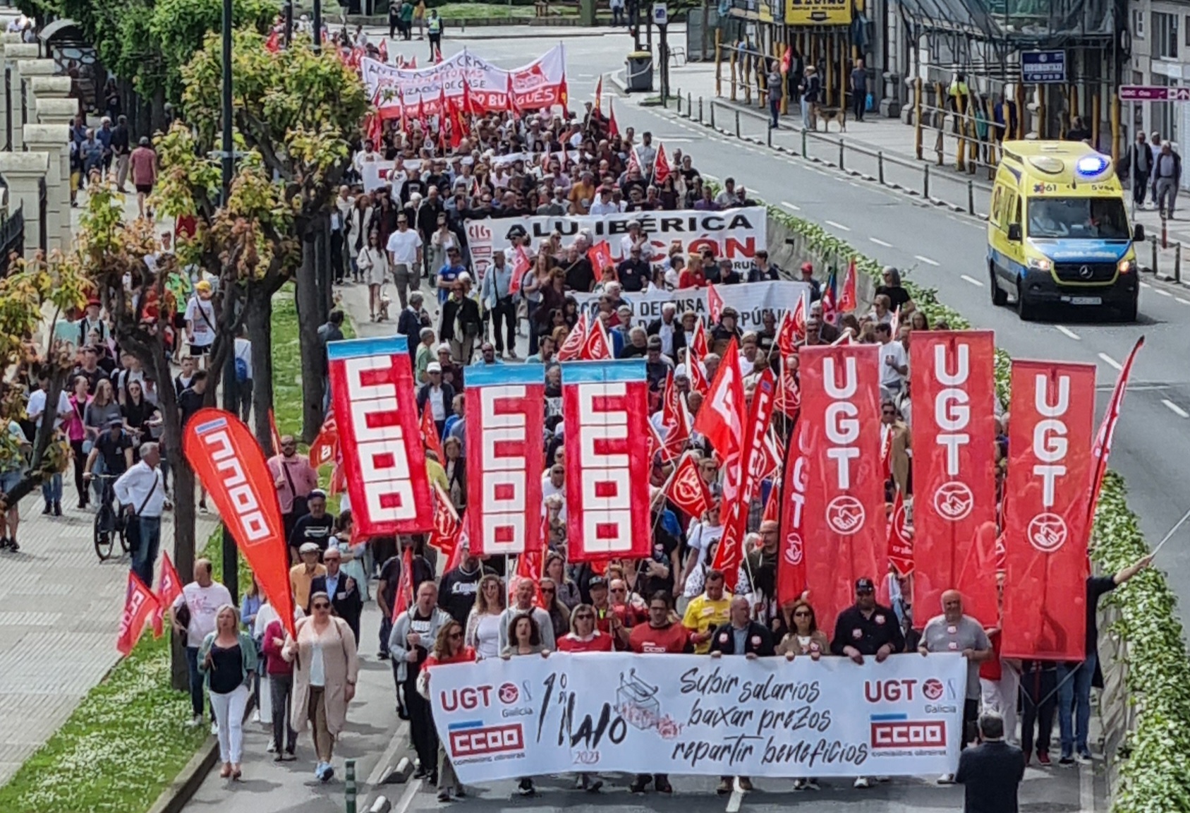 Imaxe cabeza da manifestación